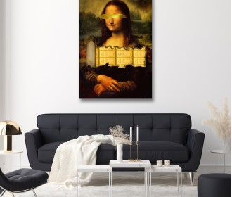 Картина "Мона Ліза Золото"