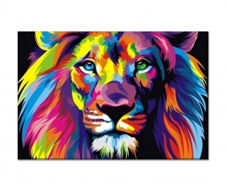 Картина "Райдужний лев"