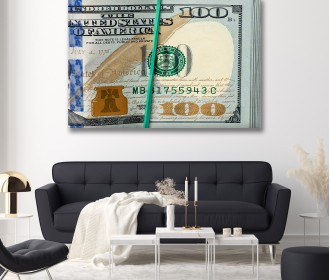 Картина "Долари з резинкою"