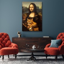 Картина "Мона Ліза з котом"