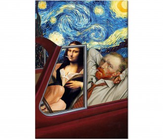 Картина "Van Gogh & Mona Lisa"