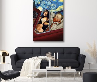 Картина "Van Gogh & Mona Lisa"