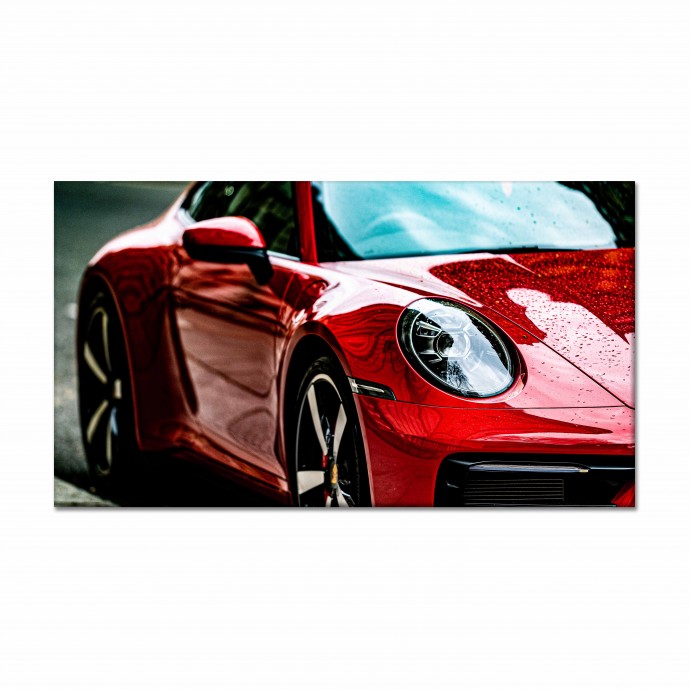 Картина "Red Porsche 911"