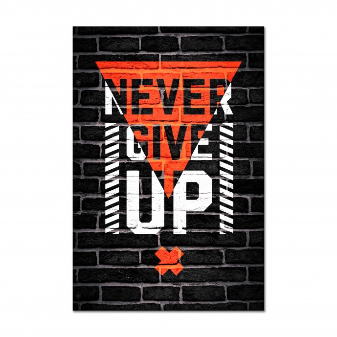 Картина "Never give up"