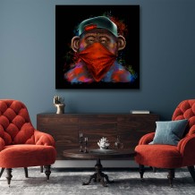 Картина "Мавпа ганстер Арт"