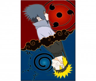 Картина "Sasuke vs Naruto"