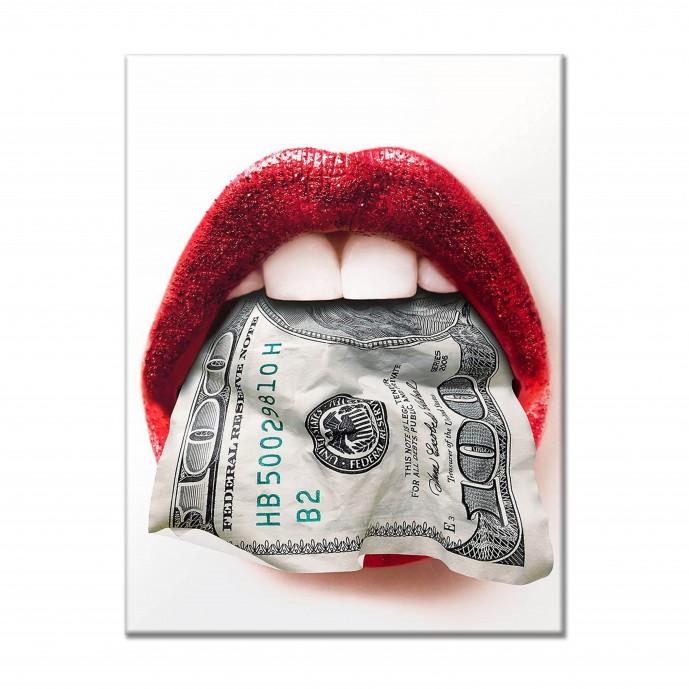 Картина "Money Lips"