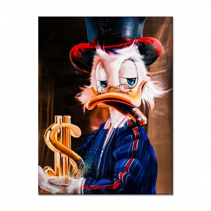 Картина "Scrooge With Dollar"