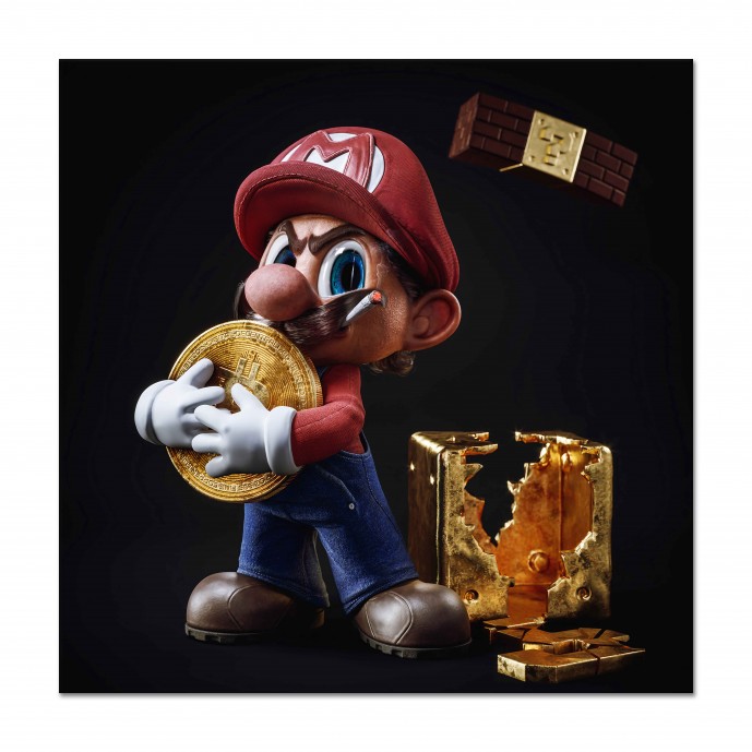 Картина "Mario Crypto War"