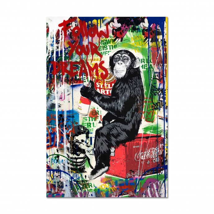 Картина "Бенксі мавпа"