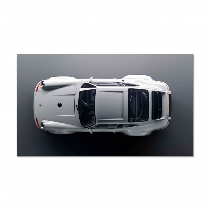 Картина "White Porsche 911"