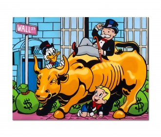 Картина "Monopoly golden bull"