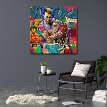Картина "Muhammad Ali pop art"