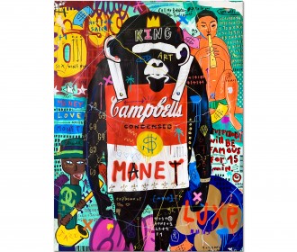 Картина "Campbell's soup monkey"